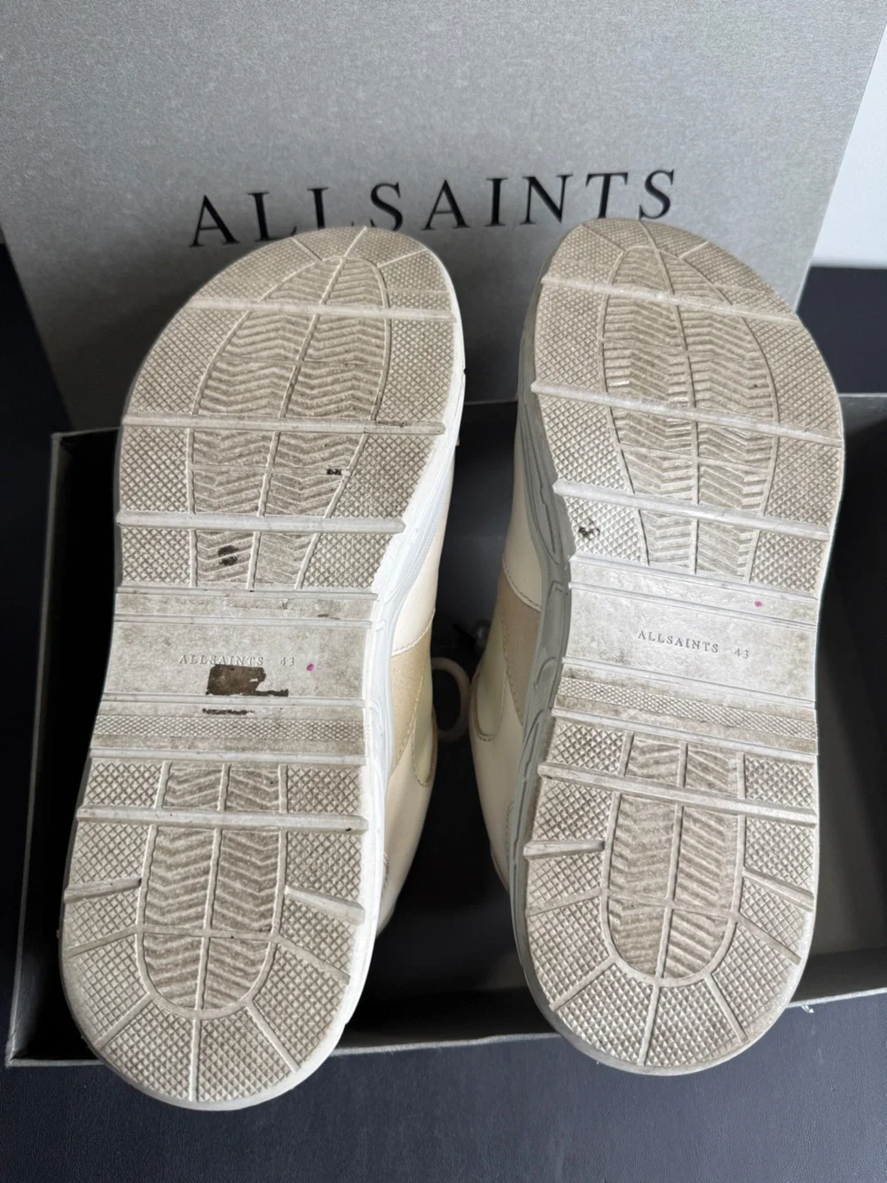 AllSaints VERGE RUNNER Leather Shoe - Picture 13 of 16